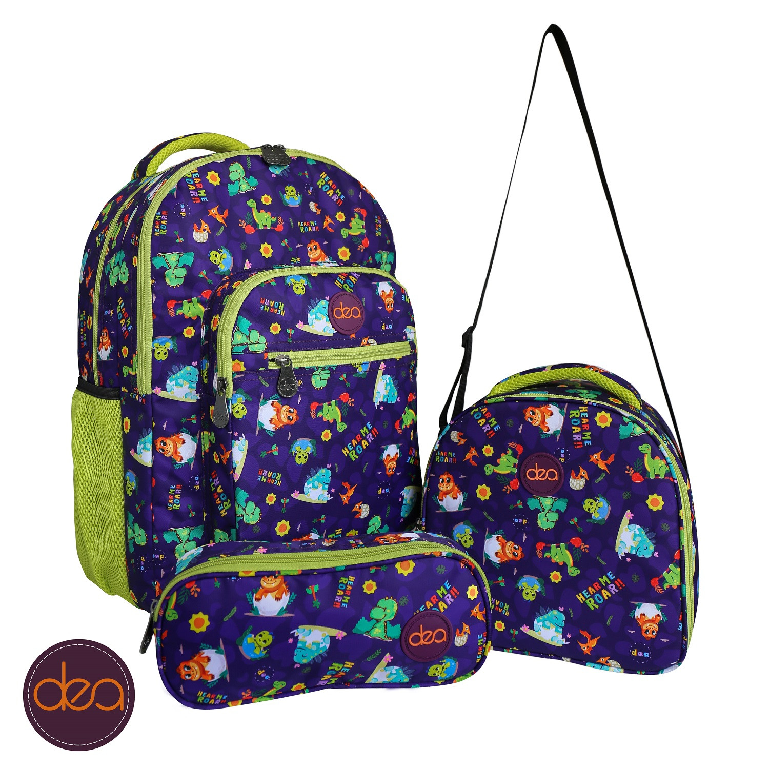Baby Dino dea-trio school set 3 pcs "size18"