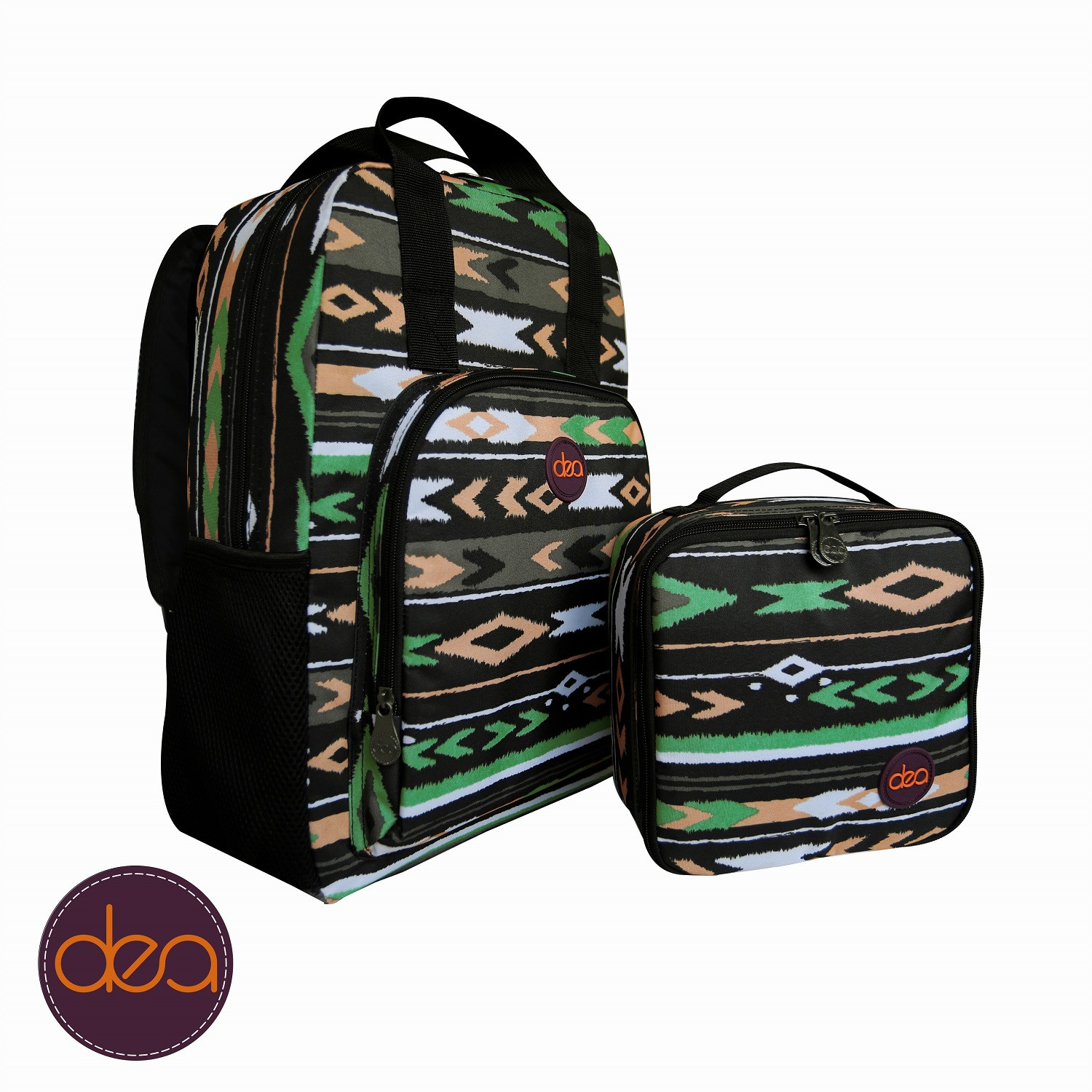 dea bloom Laptop Backpack and lunch bag