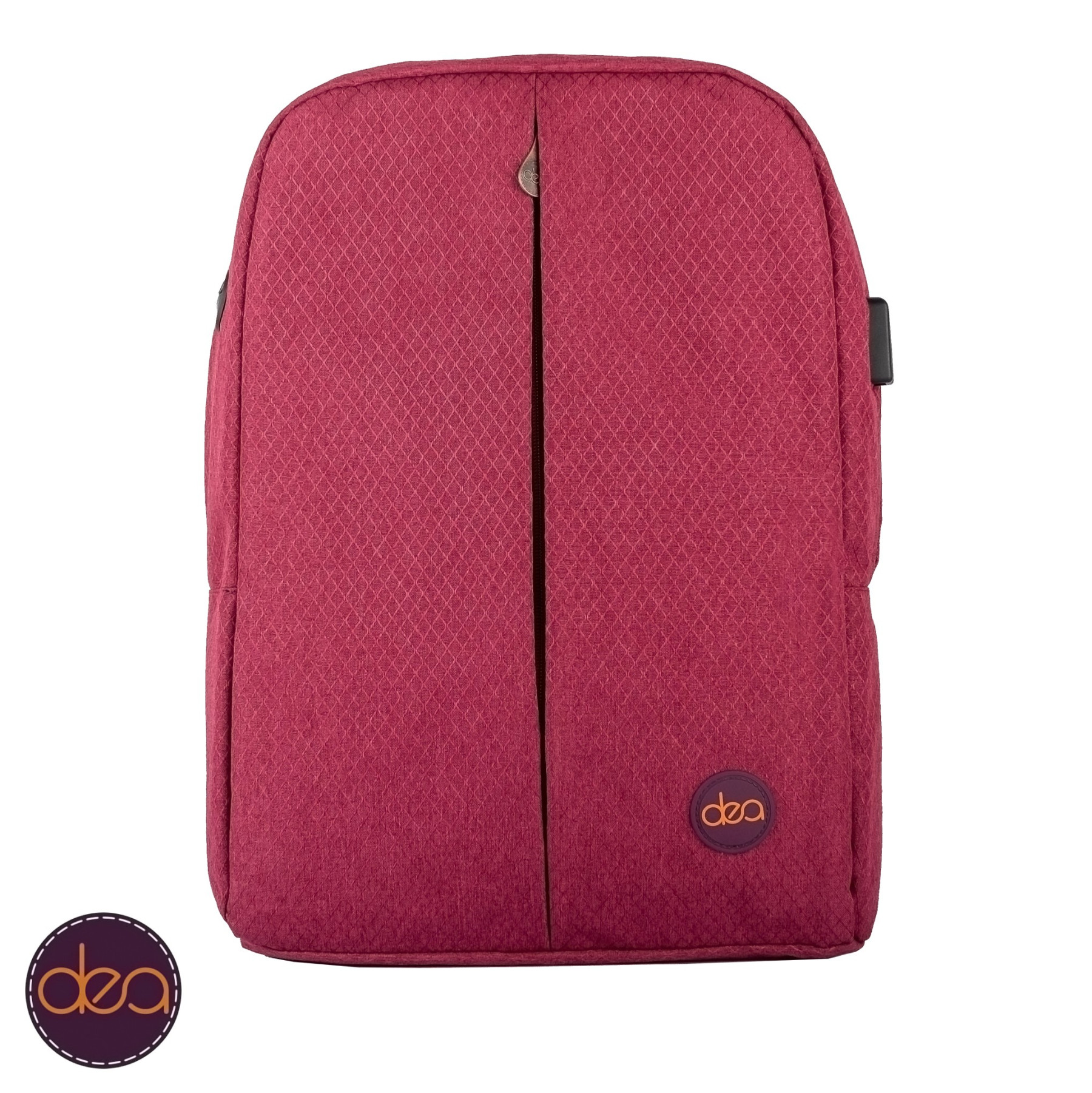 Burgundy i dea Laptop Backpack