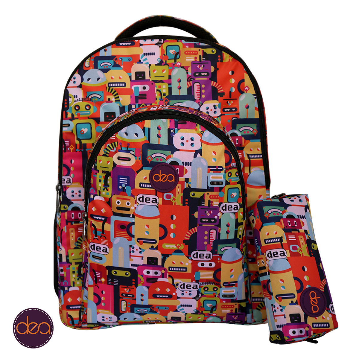 Robots dea-retro school set 2 pcs "size 18"