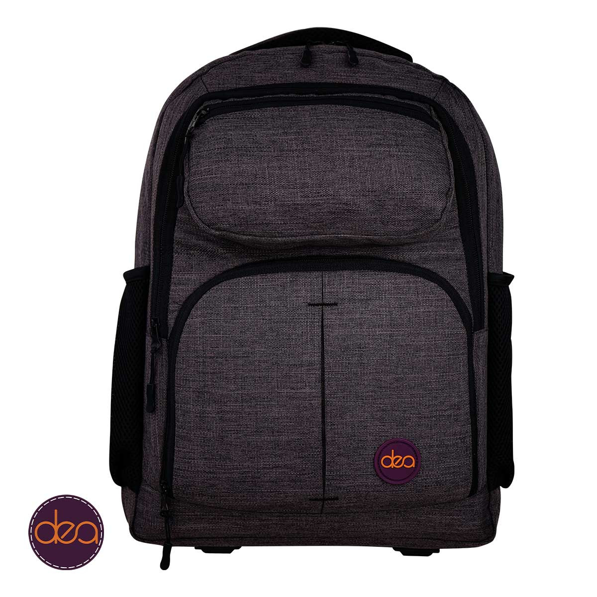 Grey dea-styler Laptop Backpack 15.6"