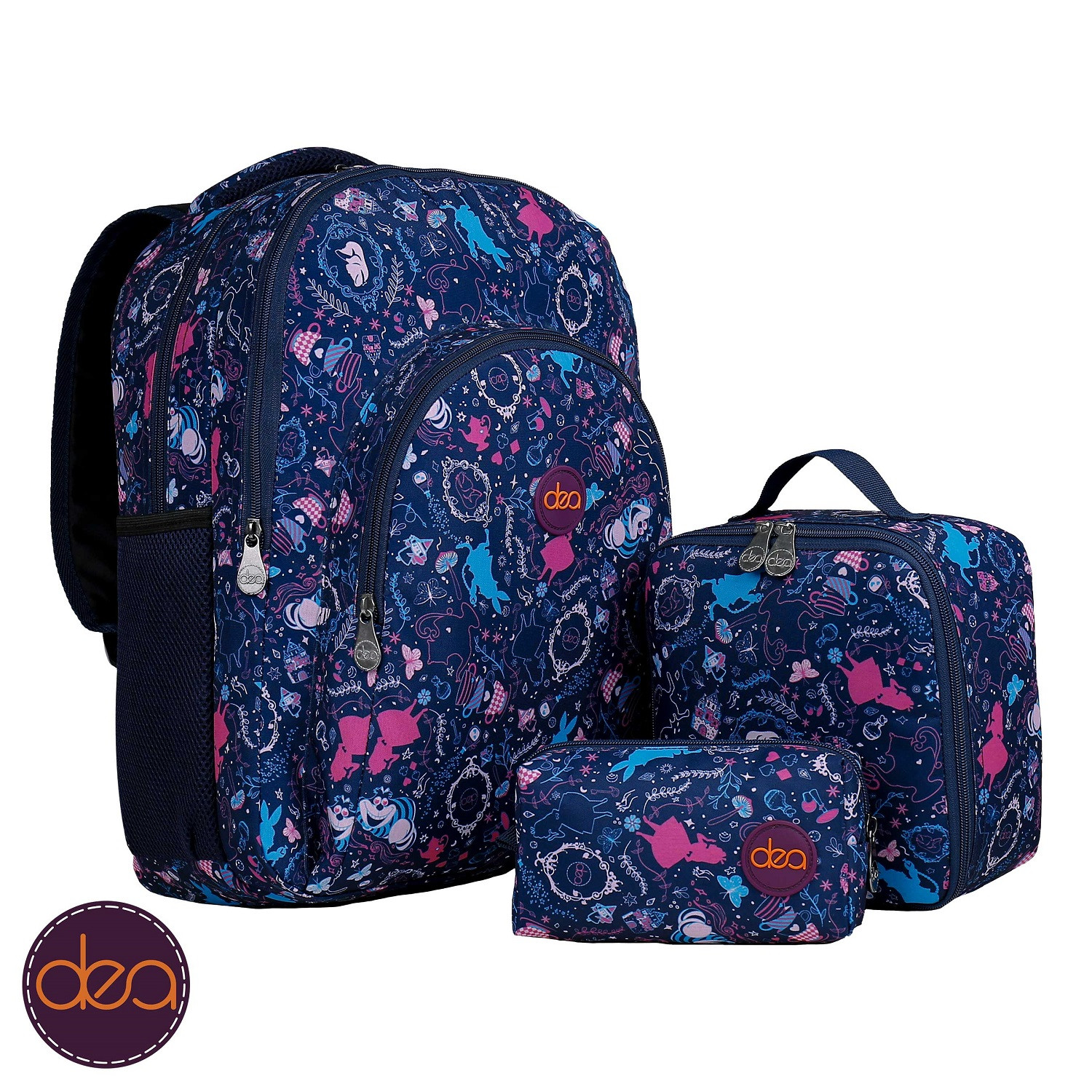Princess dea-toon school set 3 pcs