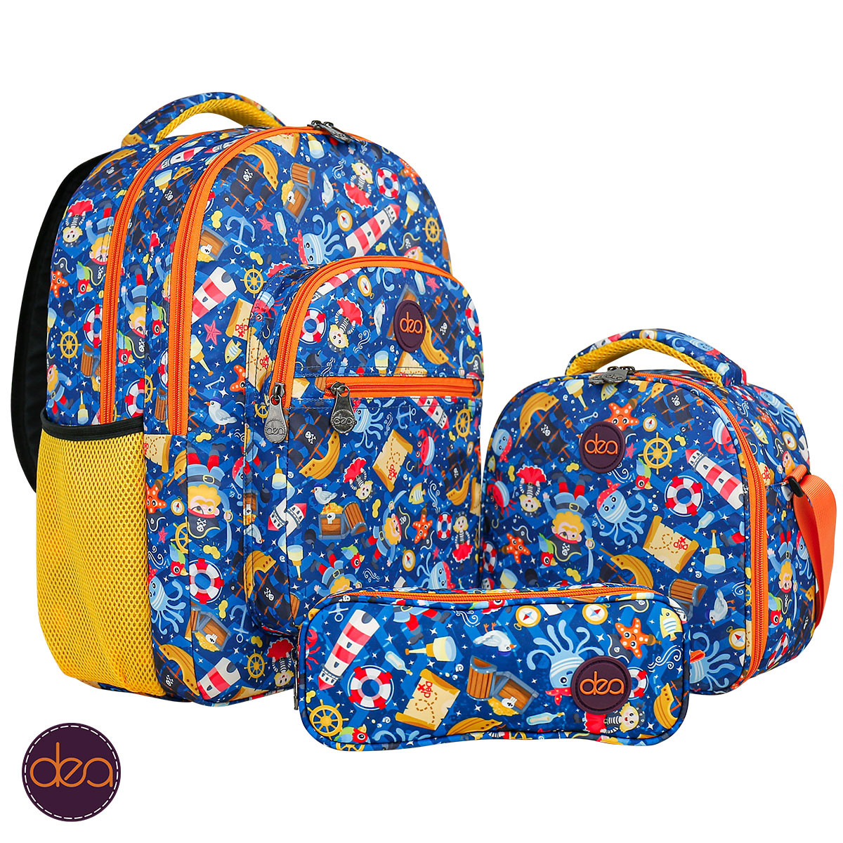 Pirates Island dea-trio school set 3 pcs "size18"