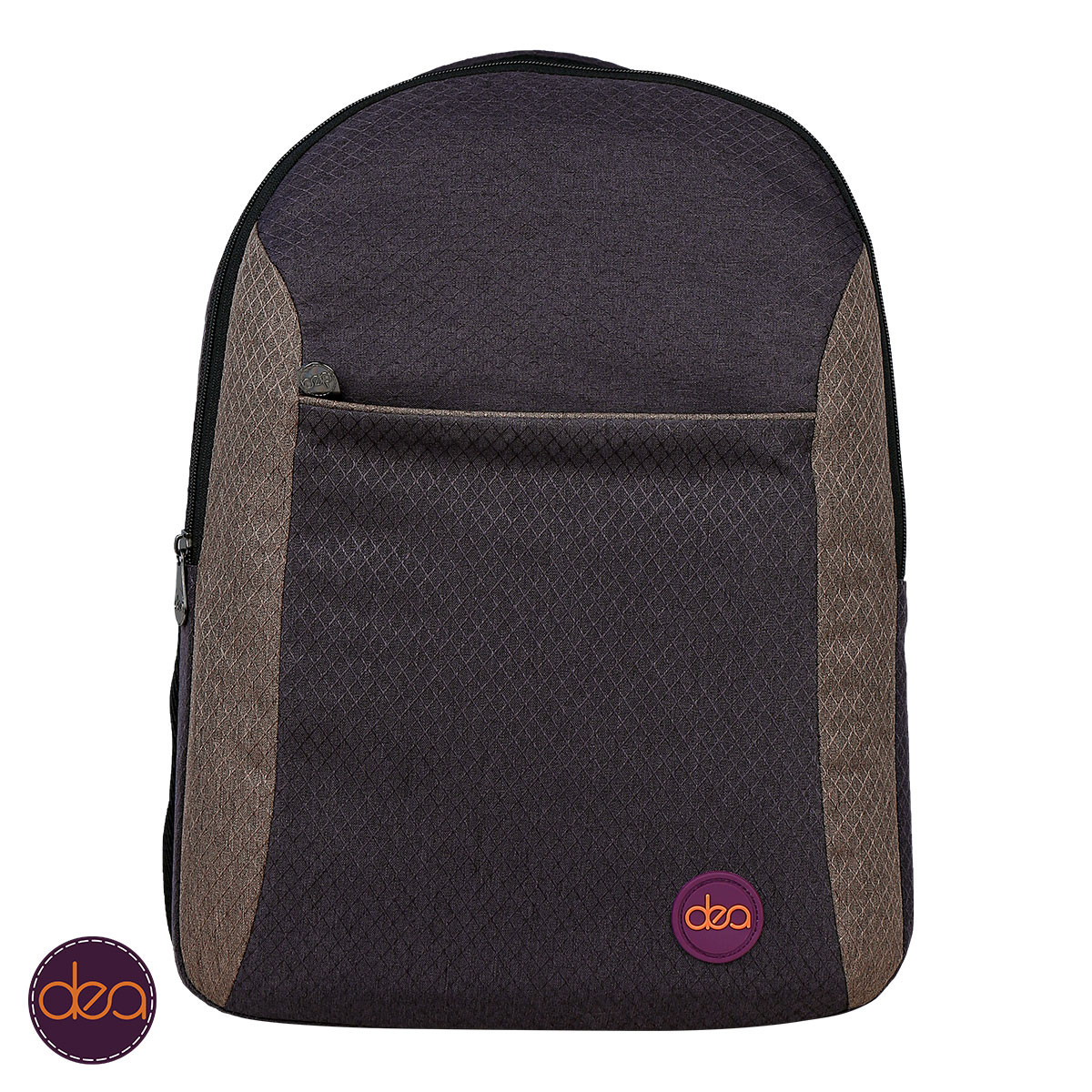 شنطة ظهر  dea-nerd لون أسود x لون بني